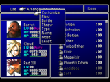 Menu (Final Fantasy VII)