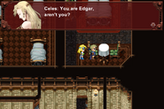 Celes and "Gerad" to the inn (2014 mobile/Steam).