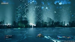 Toad defending in Final Fantasy VII Remake.