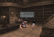 Doctor Tot tutors the young Garnet from FFIX Remastered