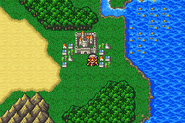 Baron on the World Map (GBA).