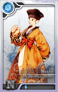 A Rank N Male Mystic card in Final Fantasy Artniks.
