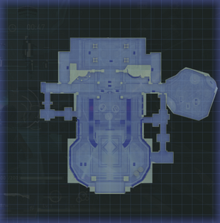 Shinra Building Blitz map from FFVII The First Soldier