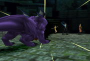 Behemoth uses Meteor from FFVIII Remastered