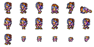 Set of Leila's sprites.