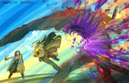Final Fantasy Unlimited preliminary illustration 7.jpg (418 KB) Ai and Kaze exploding a guy