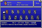 Job system in FFV