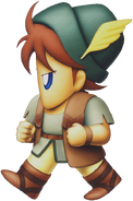 Bartz from Final Fantasy V as a Ranger.