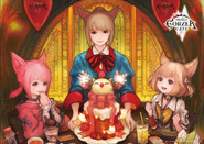 FFXIV Shiro Kuro Chakebi.png (2.83 MB) Artwork of T'kebbe, Khloe and Zhloe.