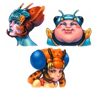 Magussisters ff10.jpg (105 KB) Sandy, Mindy, and Cindy.