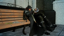 Ardyn reading The World Wanderer in Episode Ardyn.