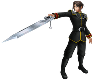 Squall's first alt outfit, based on his SeeD uniform.