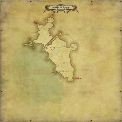 Middle La Noscea map from FFXIV