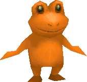 Toad render for Porom in Final Fantasy IV (iOS).