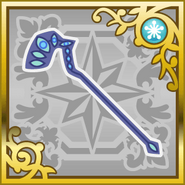 Ice Staff in Final Fantasy Airborne Brigade (SR).