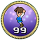 Achievement icon for leveling Bartz up to Level 99.