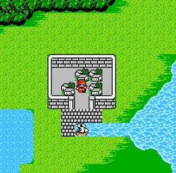 Paloom on the World Map (NES).