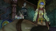 YRP find Barthello injured in Final Fantasy X-2.