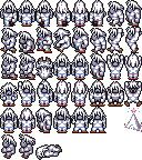 Sprite sheet of Umaro (SNES/PSX/GBA).