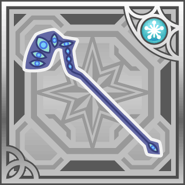 Glacial Staff in Final Fantasy Airborne Brigade (R+).