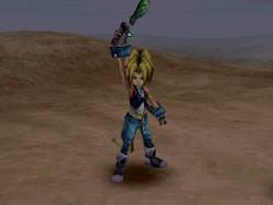 FFIX Zidane Dagger Victory Pose