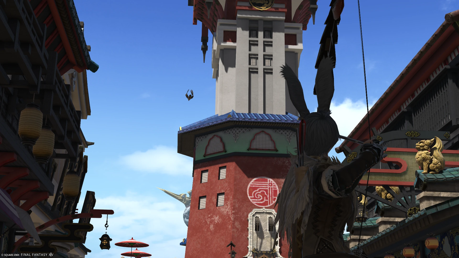 Kuiyki shooting in Kugane from FFXIV