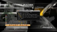 Chocobo races menu.