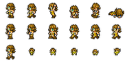 Set of Selphie's sprites.