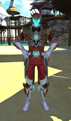 Lyonell wearing his helmet.