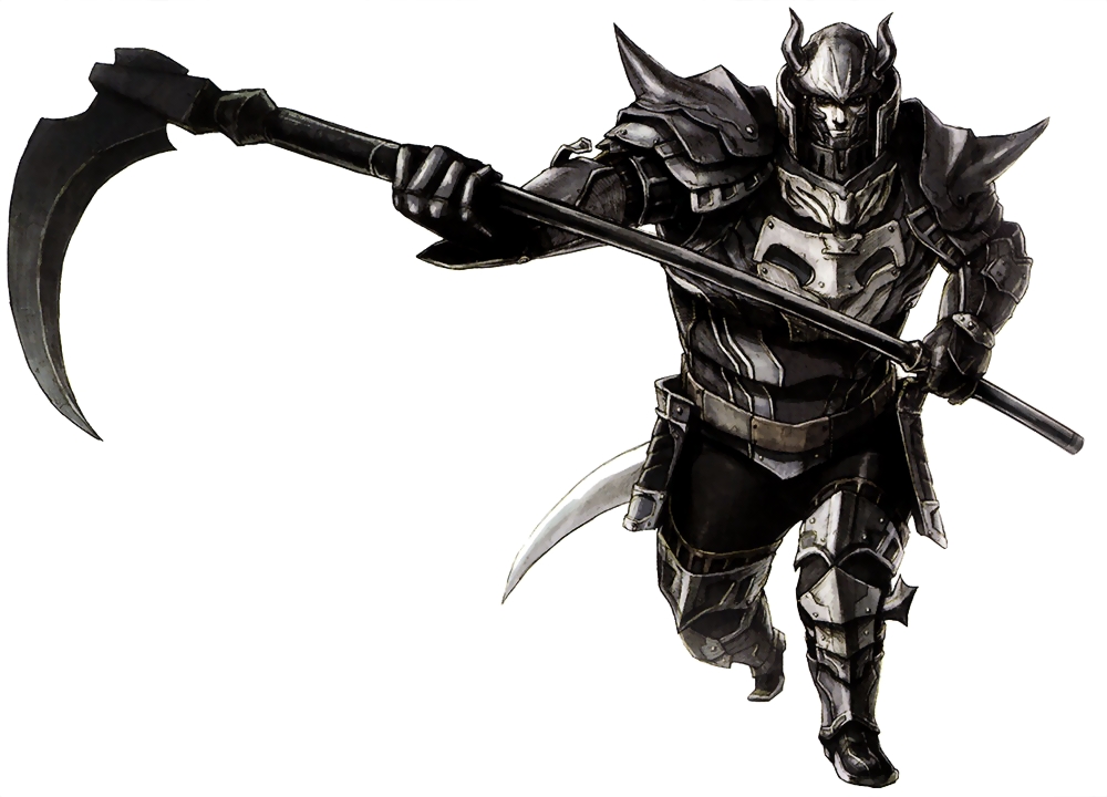 fantasy black knight armor