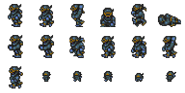 Set of Shadow's sprites.