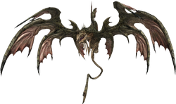 A Wyvern monster.