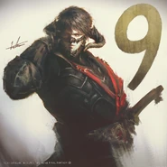 An Au Ra samurai, by Kentarou Miura.