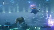 Ramuh uses Thunderous Orbs from FFVIIR INTERmission