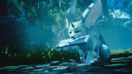 Carbuncle with a smartphone.