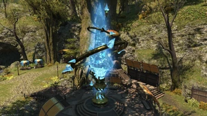 Modern Eorzean aetheryte.