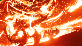 Ifrit attacks in FFVII Remake