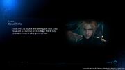 Cloud Strife loading screen from FFVII Remake