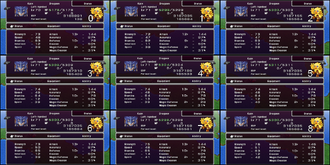 FFIV PSP Kain Level Up Possibilities