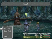 Một trận đấu trong Final Fantasy IX.