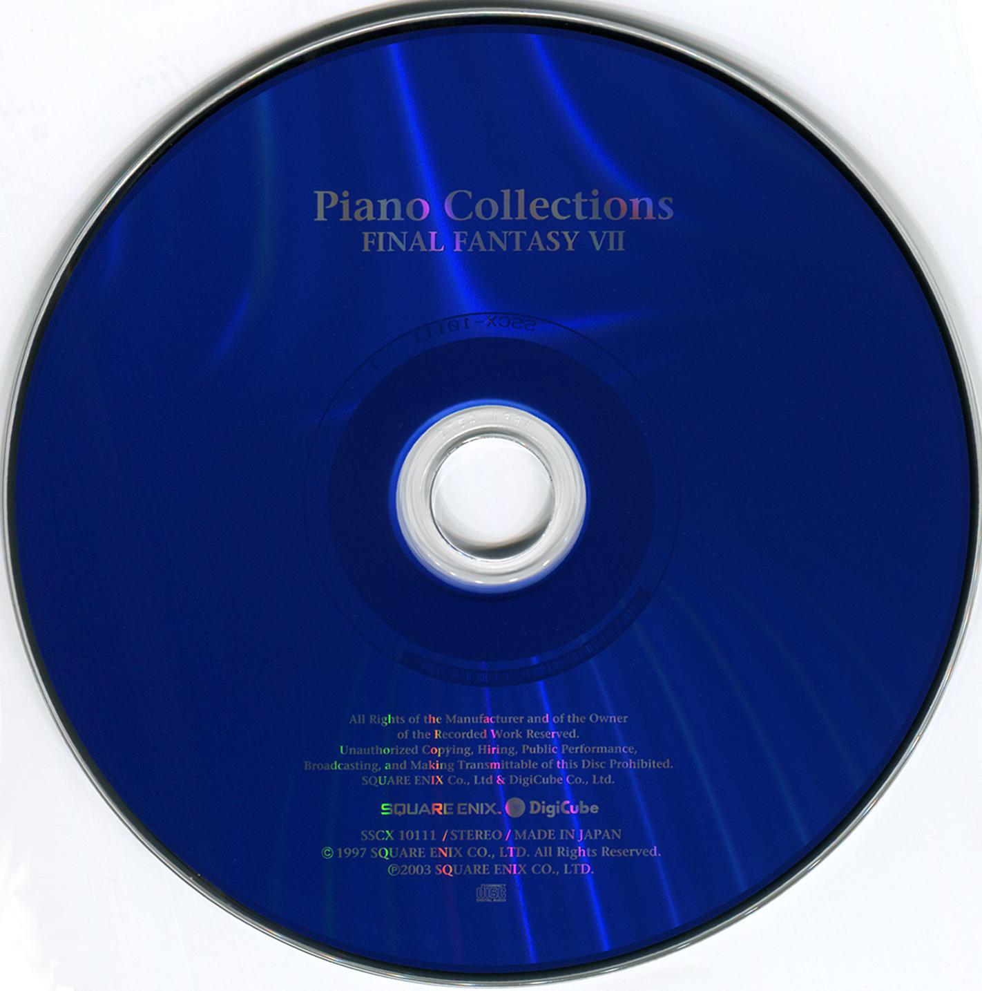 ゲーム音楽 PIANO COLLECTIONS/FINAL FANTASY VII [CD] Amazon.co.jp: FINAL FANTASY VII / PIANO COLLECTIONS CD