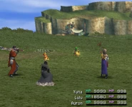 FFX Lulu Self Attack.png (392 KB) Lulu attacking herself in Final Fantasy X.