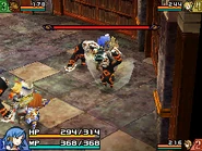 Attack used if player is standing on the enemy.