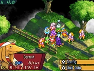 An enemy confused in Final Fantasy Tactics A2: Grimoire of the Rift.