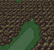 Mt. Kolts on the World Map (SNES).