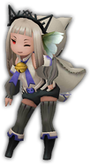 Magnolia as a Catmancer in Bravely Second: End Layer.