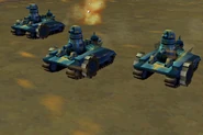 The tanks in the iOS version.