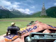 Promotional image of Cid on the Tiny Bronco.