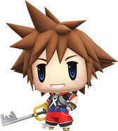 Sora in World of Final Fantasy.