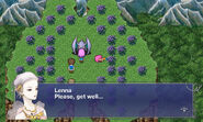 Lenna rescues a Wind Drake (iOS/Android/PC).